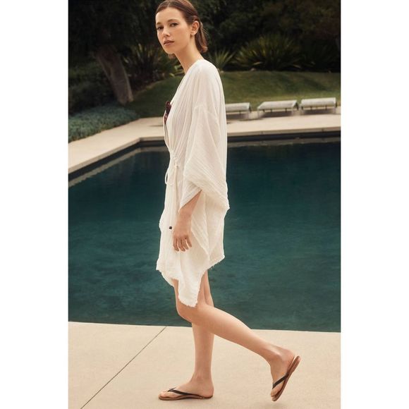 Anthropologie - Pintuck Tunic Cover-Up - Picture 4 of 9